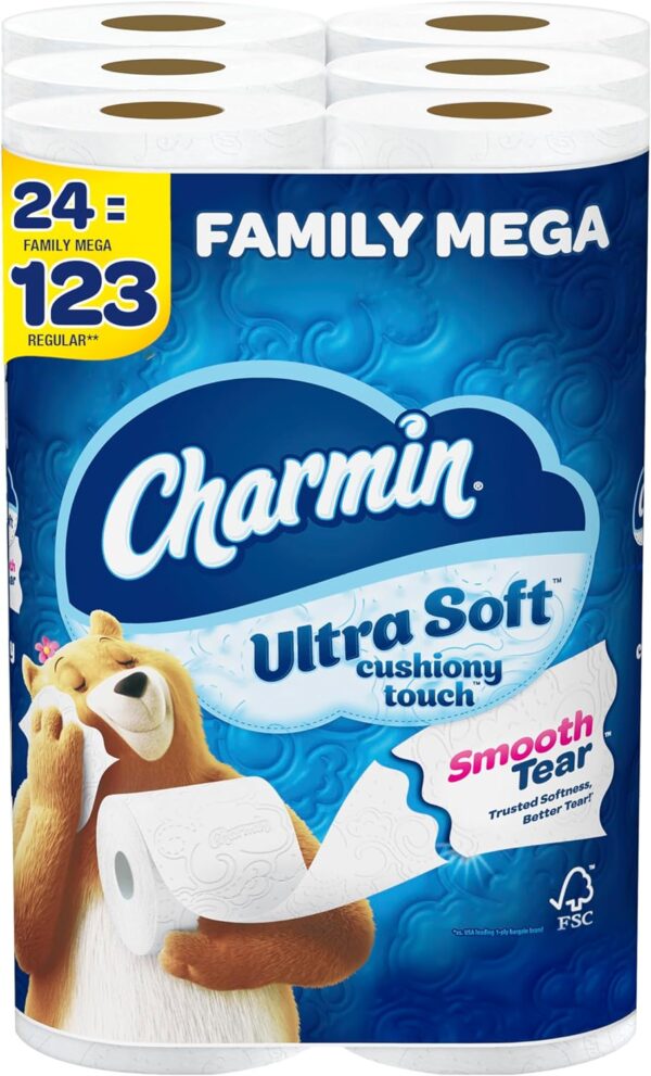 Ultra Soft Cushiony Touch Toilet Paper